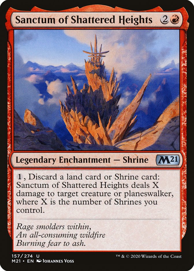 Card Scan of Sanctum of Shattered Heights | M21