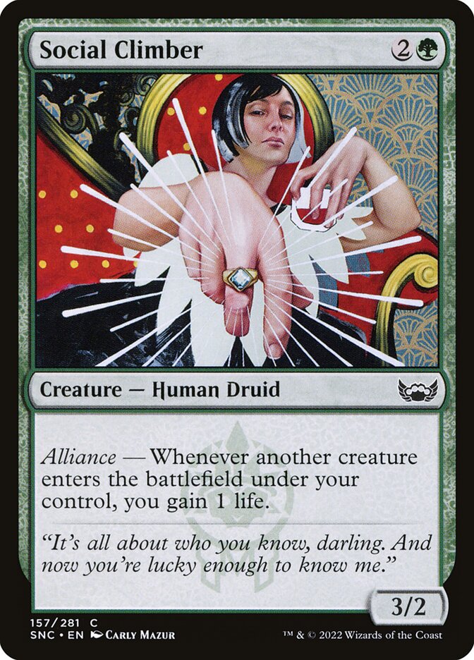 Card Scan of Social Climber | SNC