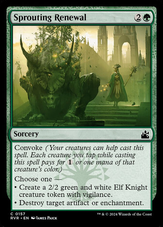 Card Scan of Sprouting Renewal | RVR