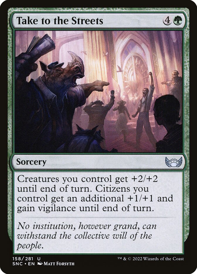 Take to the Streets | SNC - Card Scan