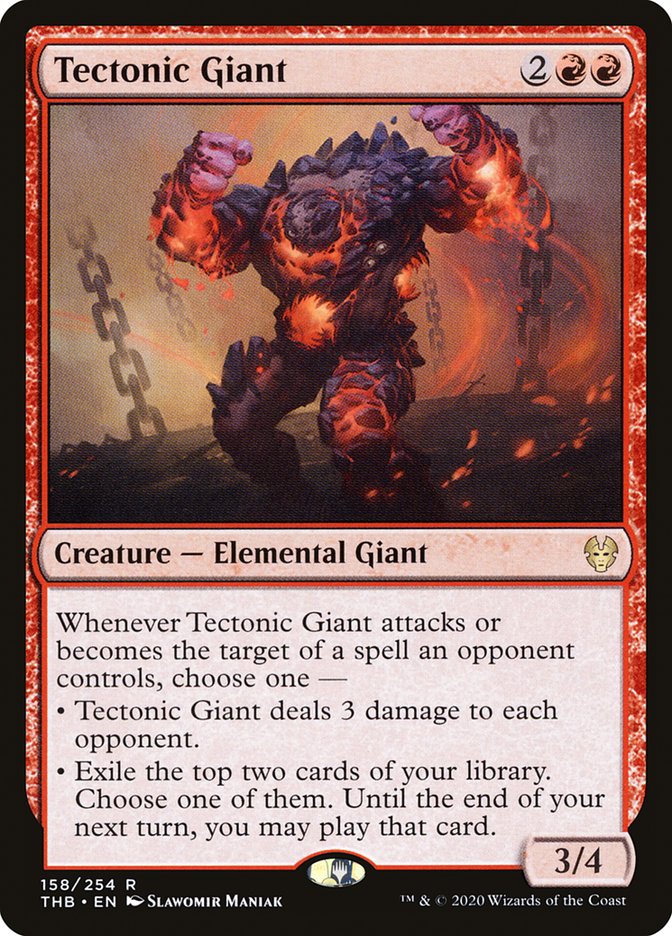 Card Scan of Tectonic Giant | THB