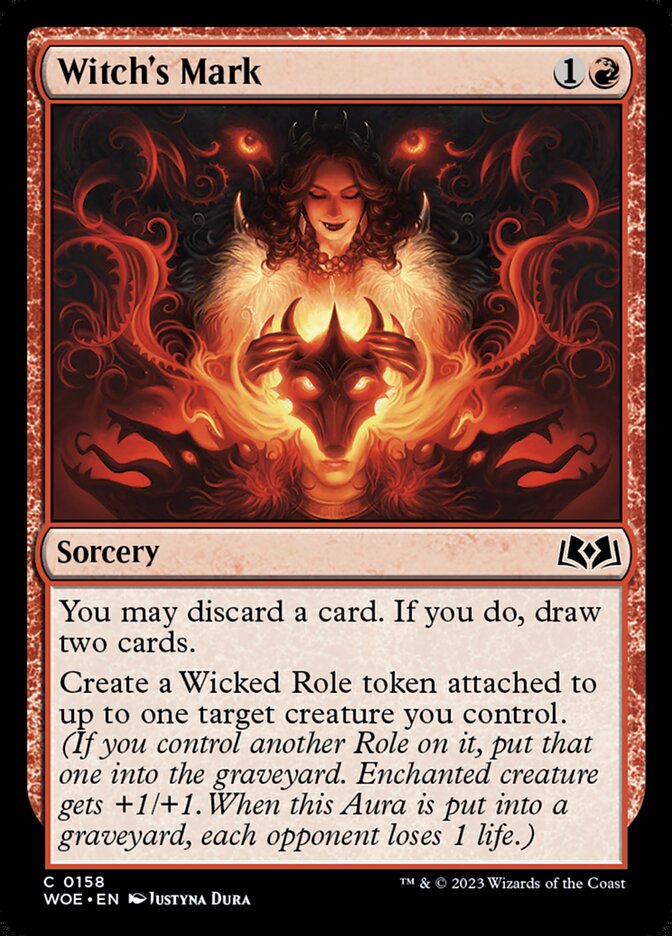 Card Scan of Witch's Mark | WOE
