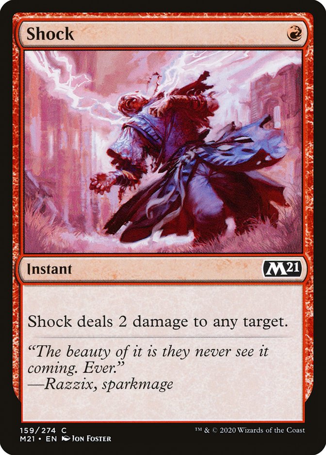 Card Scan of Shock | M21