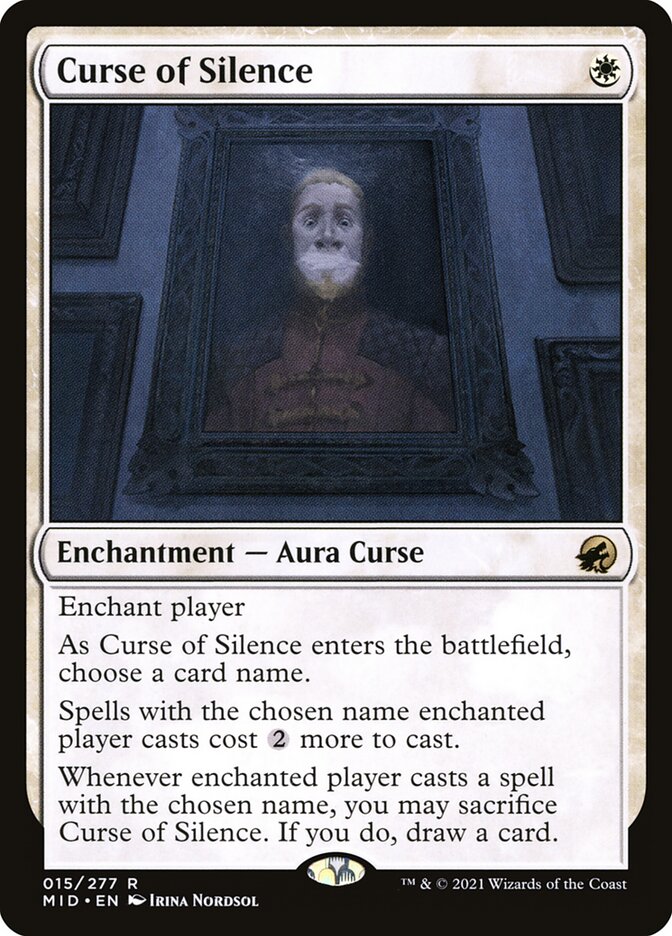 Card Scan of Curse of Silence | MID