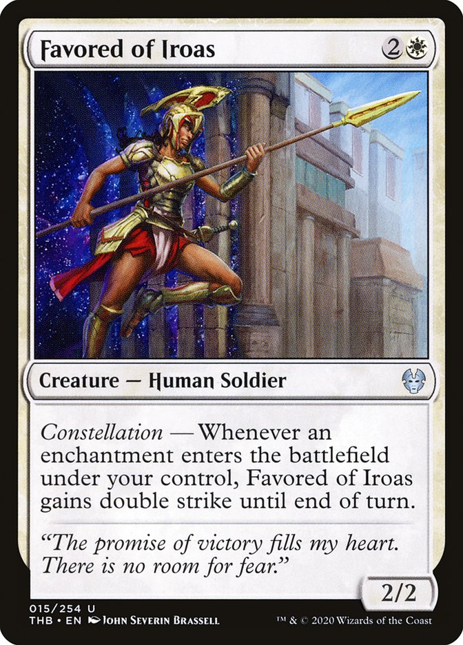 Card Scan of Favored of Iroas | THB