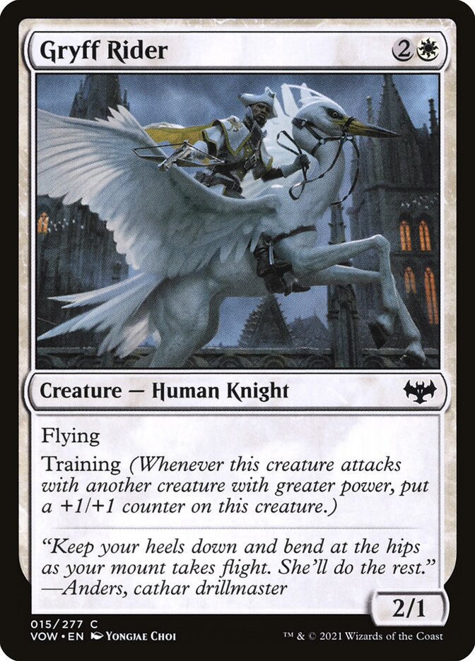 Card Scan of Gryff Rider | VOW