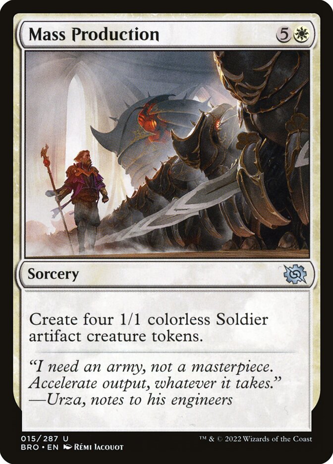 Card Scan of Mass Production | BRO