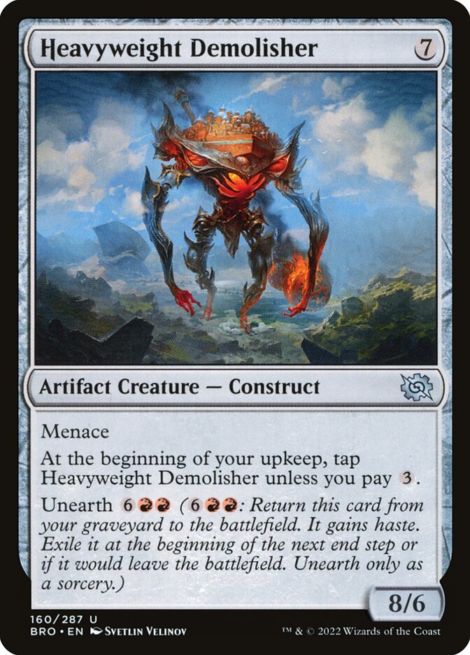 Card Scan of Heavyweight Demolisher | BRO