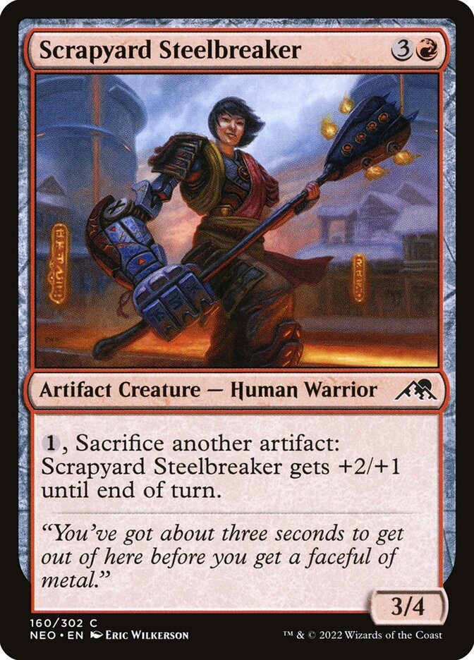 Card Scan of Scrapyard Steelbreaker | NEO