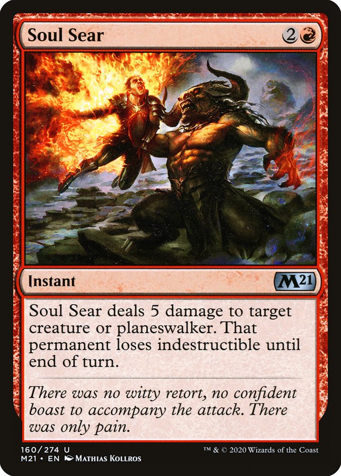 Card Scan of Soul Sear | M21