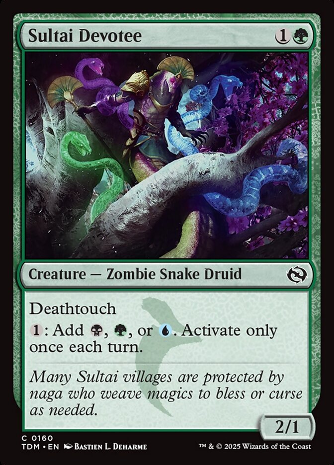Card Scan of Sultai Devotee | TDM