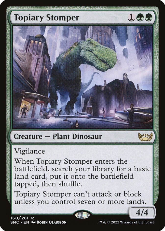 Card Scan of Topiary Stomper | SNC