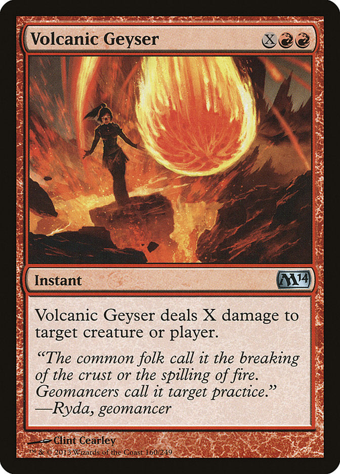 Card Scan of Volcanic Geyser | M14