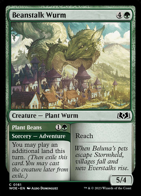 Beanstalk Wurm // Plant Beans | WOE