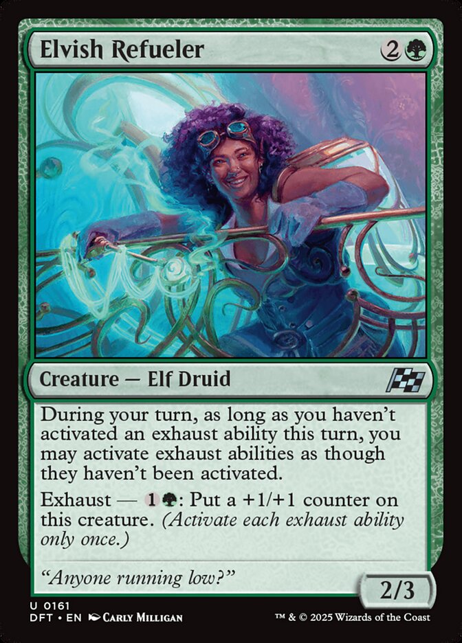 Card Scan of Elvish Refueler | DFT