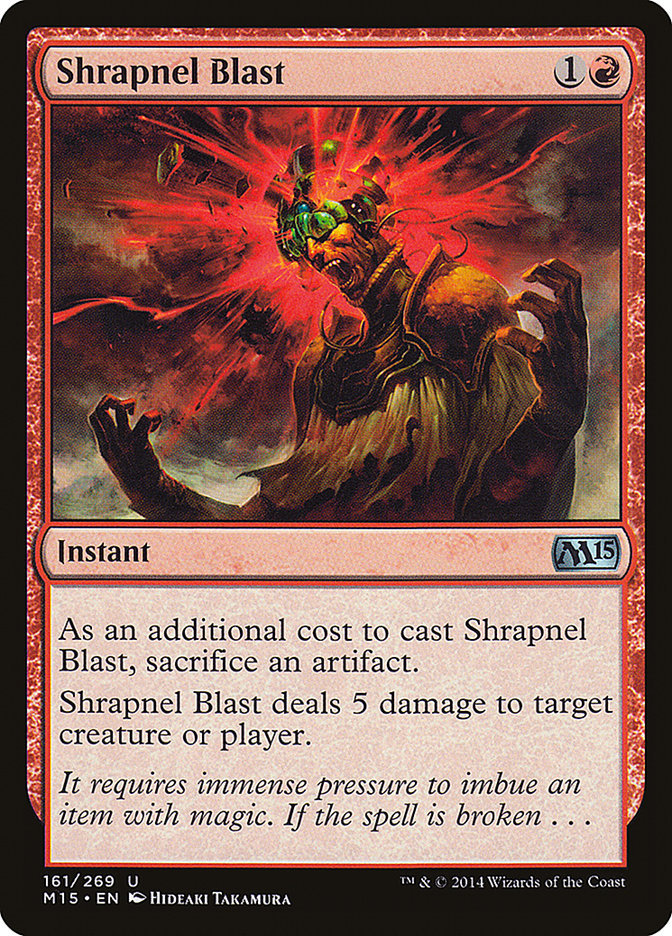 Card Scan of Shrapnel Blast | M15