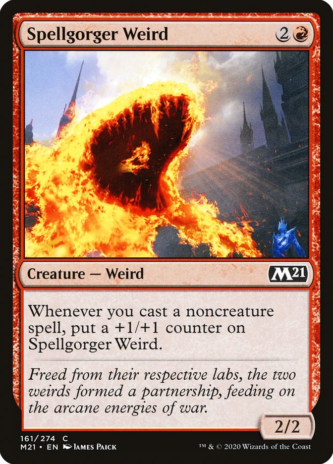 Card Scan of Spellgorger Weird | M21