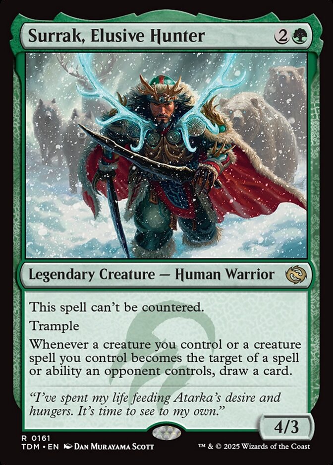 Card Scan of Surrak, Elusive Hunter | TDM