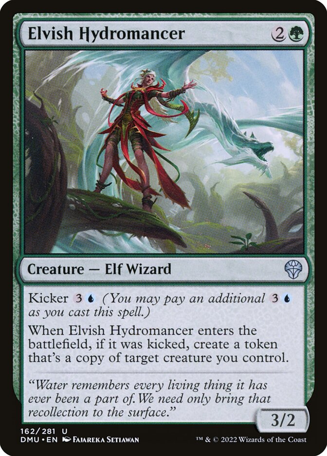 Card Scan of Elvish Hydromancer | DMU