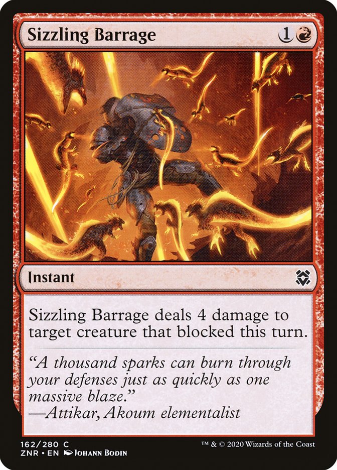 Sizzling Barrage | ZNR