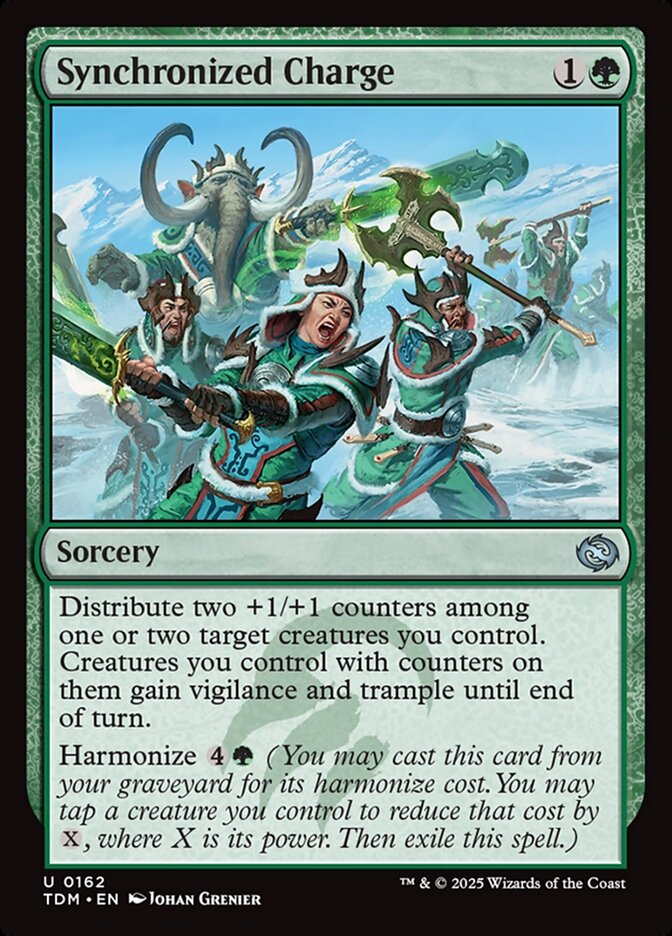 Card Scan of Synchronized Charge | TDM