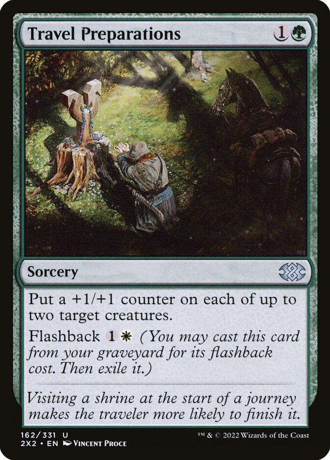 Card Scan of Travel Preparations | 2X2