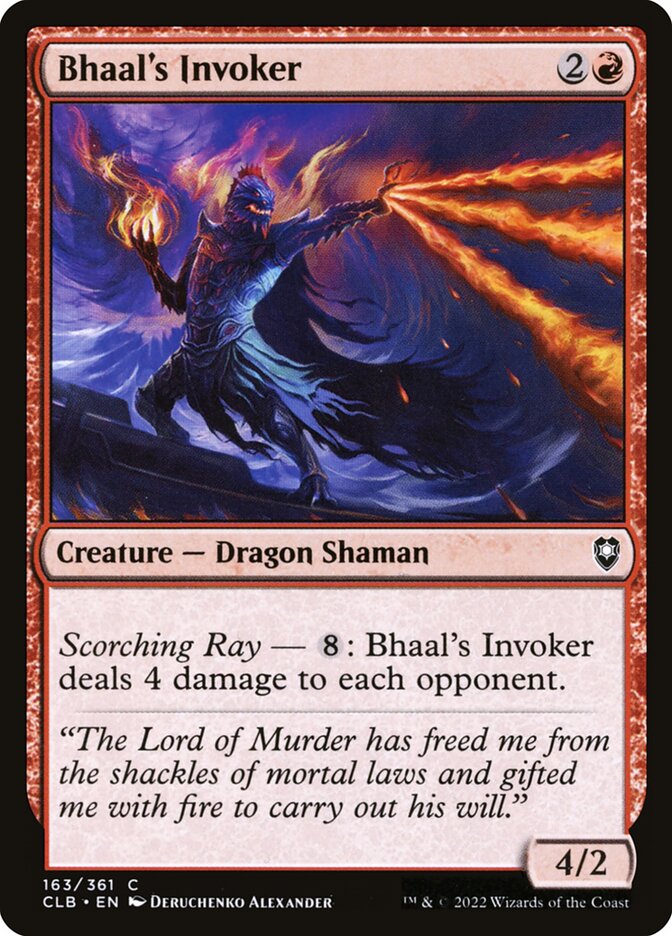 Card Scan of Bhaal's Invoker | CLB