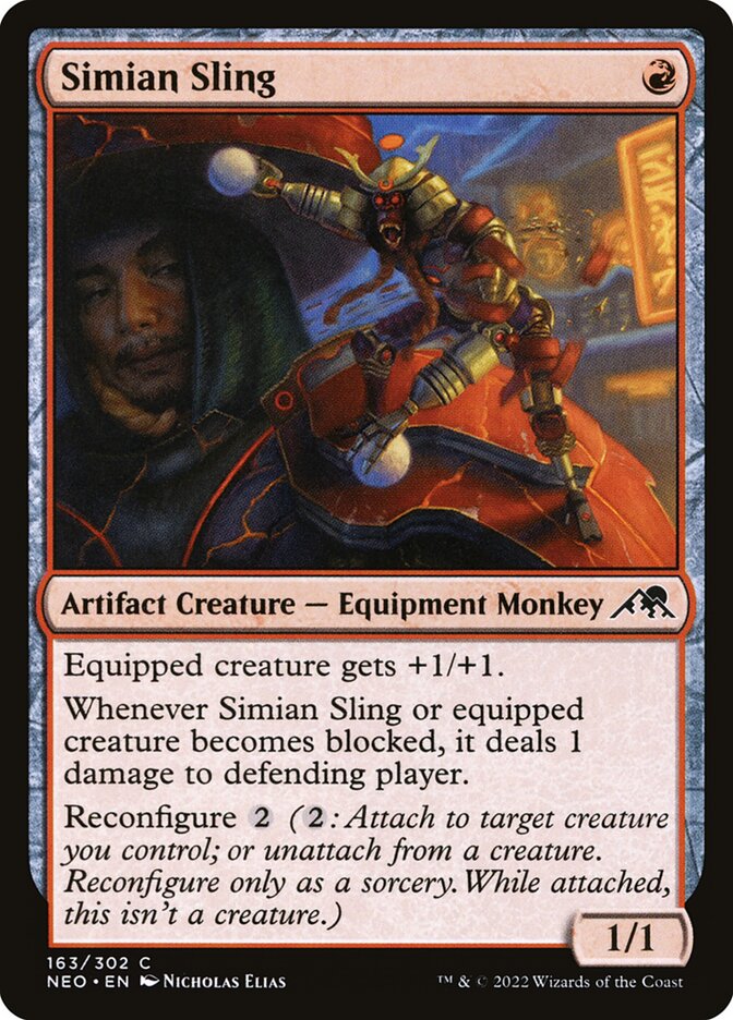 Card Scan of Simian Sling | NEO
