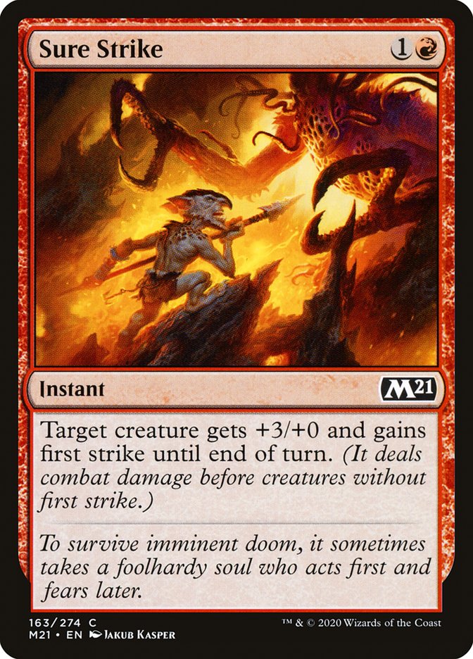 Card Scan of Sure Strike | M21