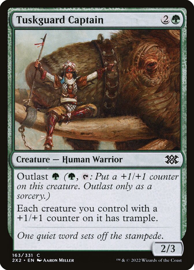 Card Scan of Tuskguard Captain | 2X2