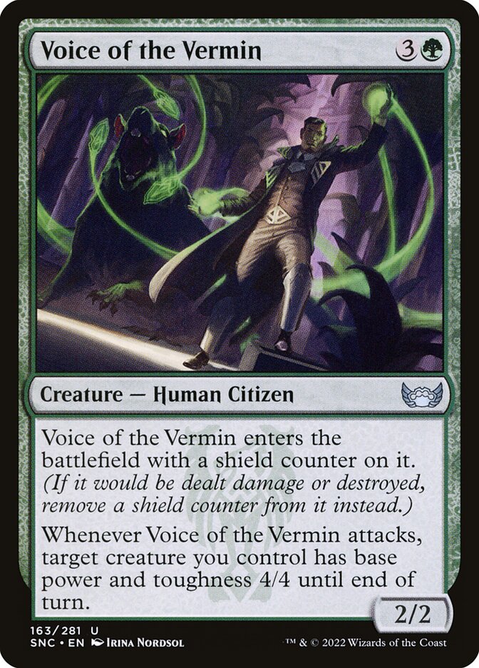 Card Scan of Voice of the Vermin | SNC