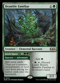 Card Scan of Bramble Familiar // Fetch Quest | WOE