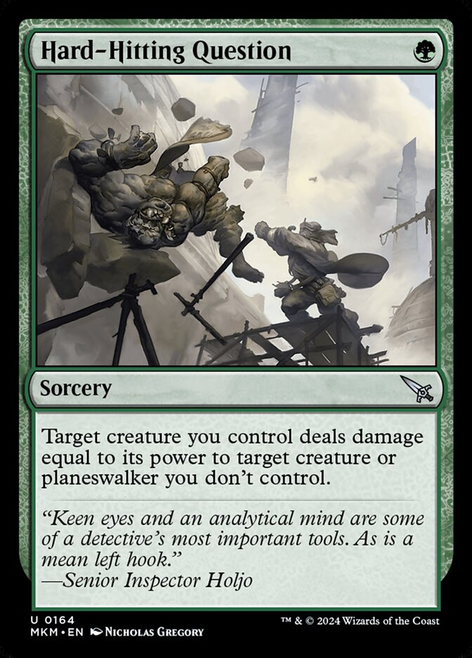 Card Scan of Hard-Hitting Question | MKM