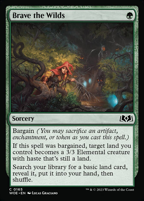 Card Scan of Brave the Wilds | WOE