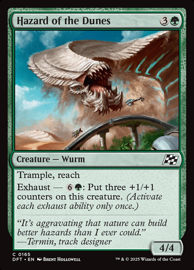 Card Scan of Hazard of the Dunes | DFT