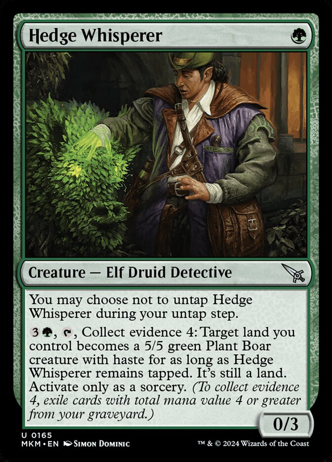 Card Scan of Hedge Whisperer | MKM