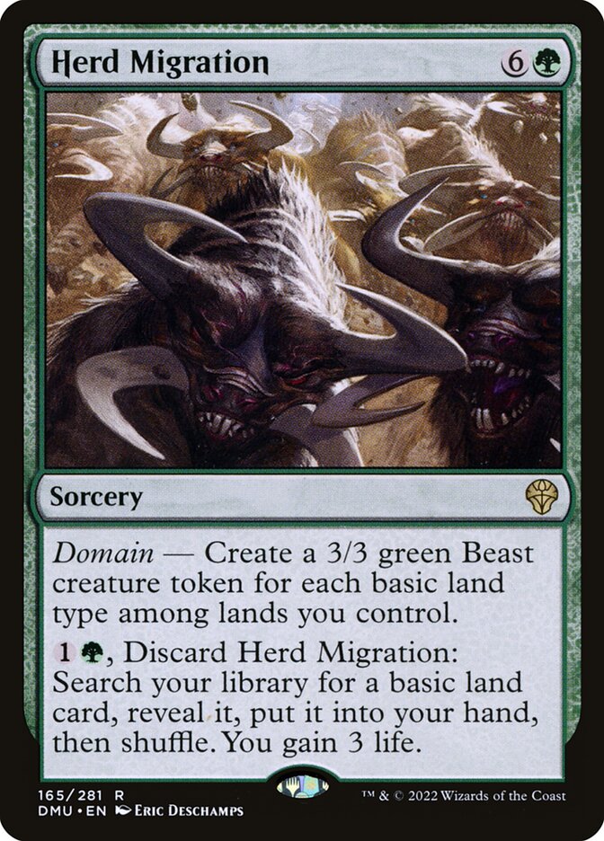 Card Scan of Herd Migration | DMU