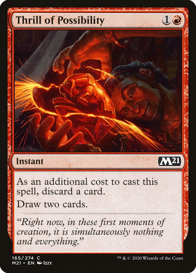 Card Scan of Thrill of Possibility | M21