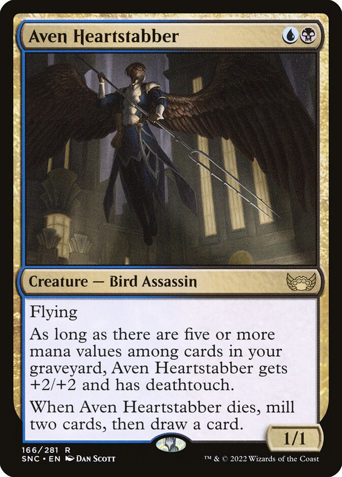Aven Heartstabber | SNC (Foil) - Card Scan