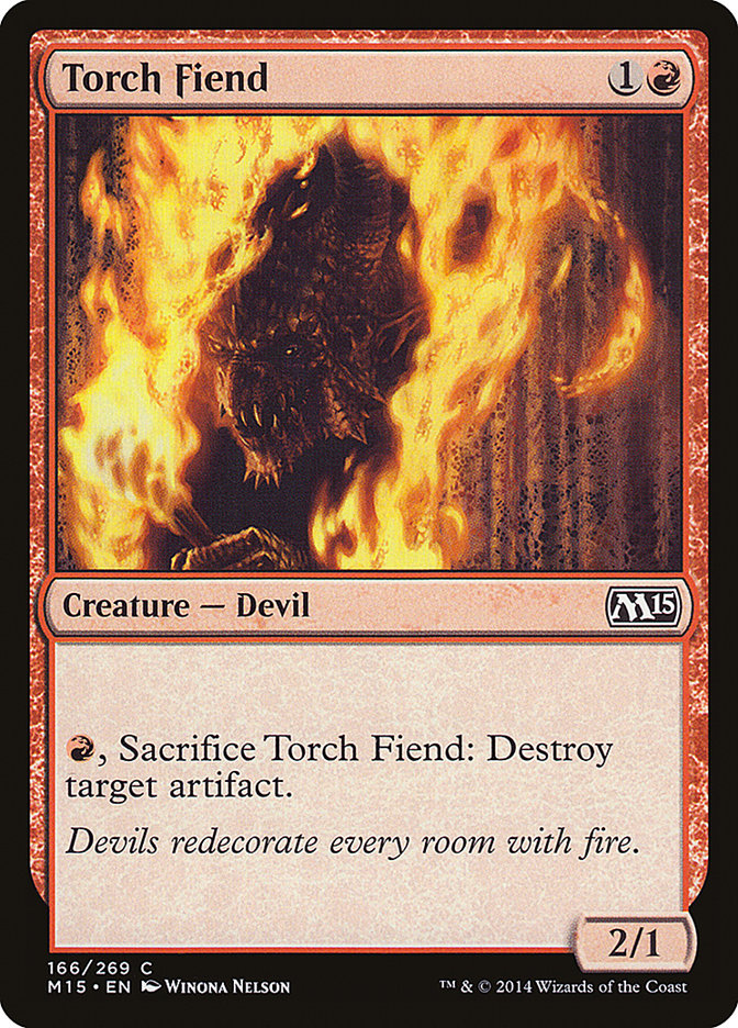 Card Scan of Torch Fiend | M15