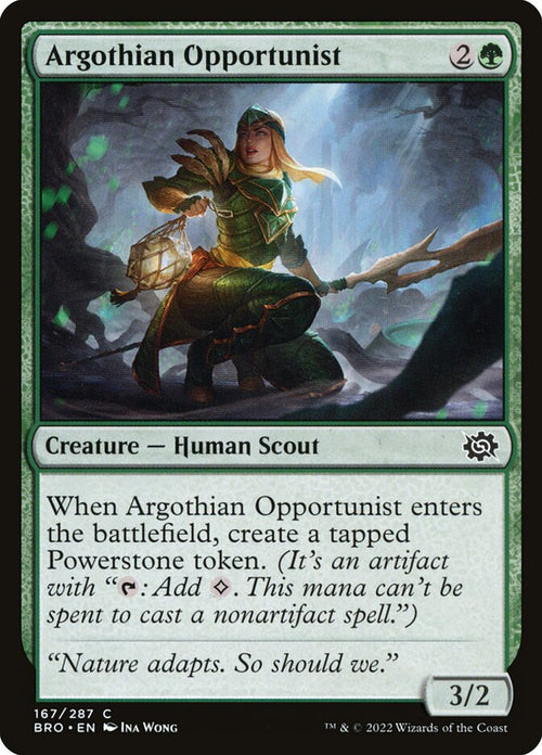 Card Scan of Argothian Opportunist | BRO