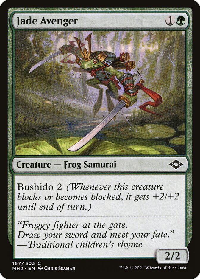 Card Scan of Jade Avenger | MH2