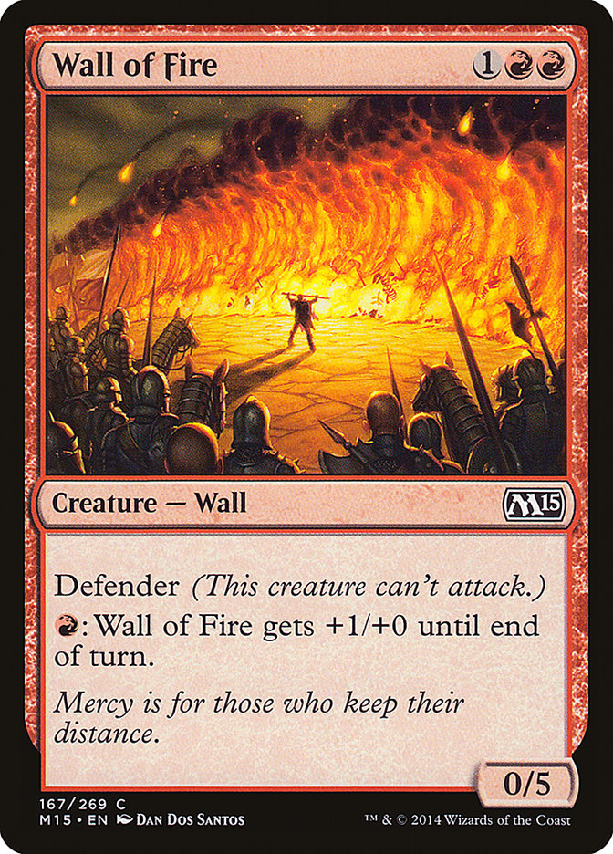 Card Scan of Wall of Fire | M15