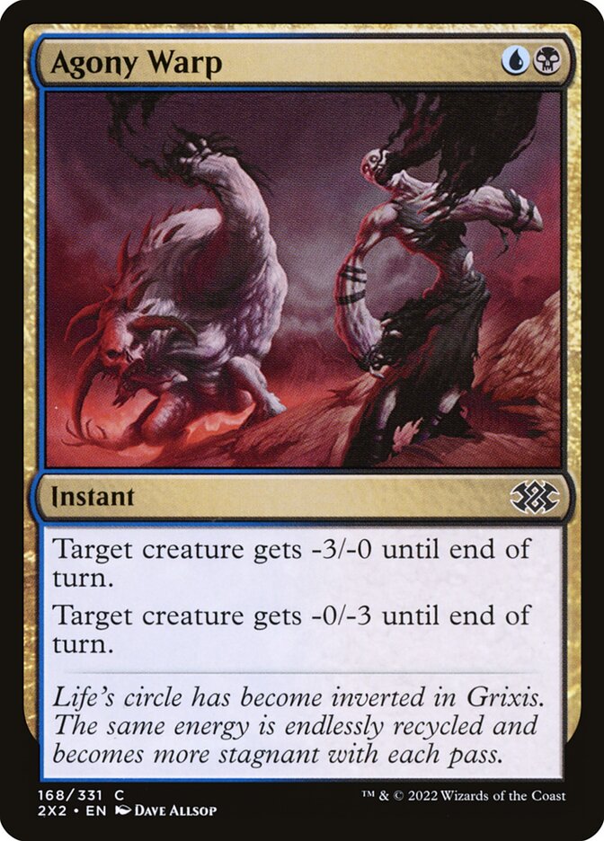 Card Scan of Agony Warp | 2X2