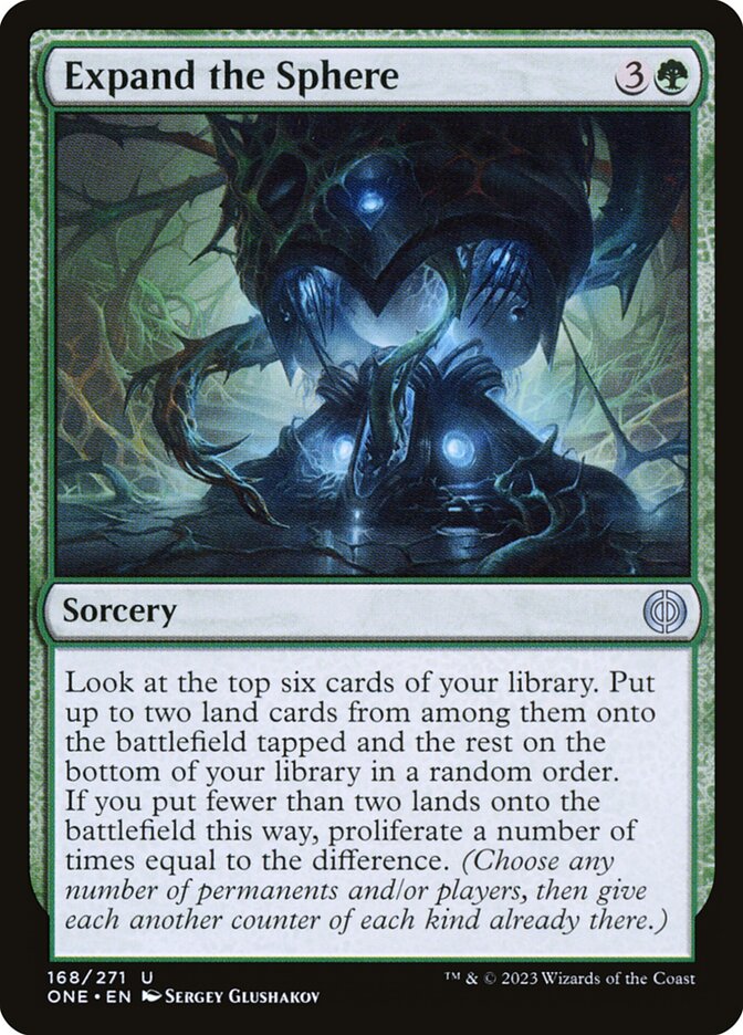 Card Scan of Expand the Sphere | ONE