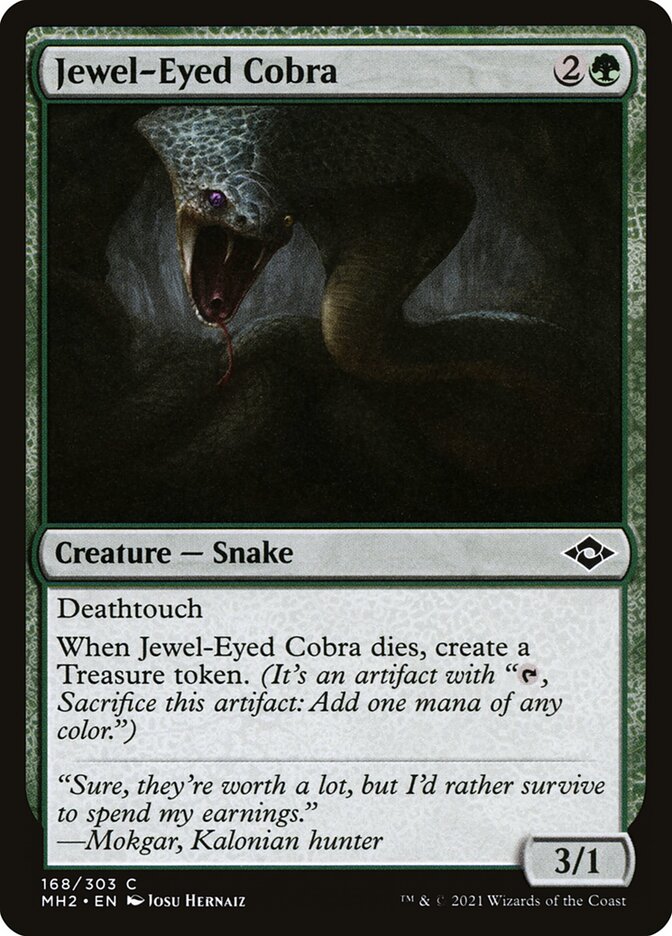 Card Scan of Jewel-Eyed Cobra | MH2