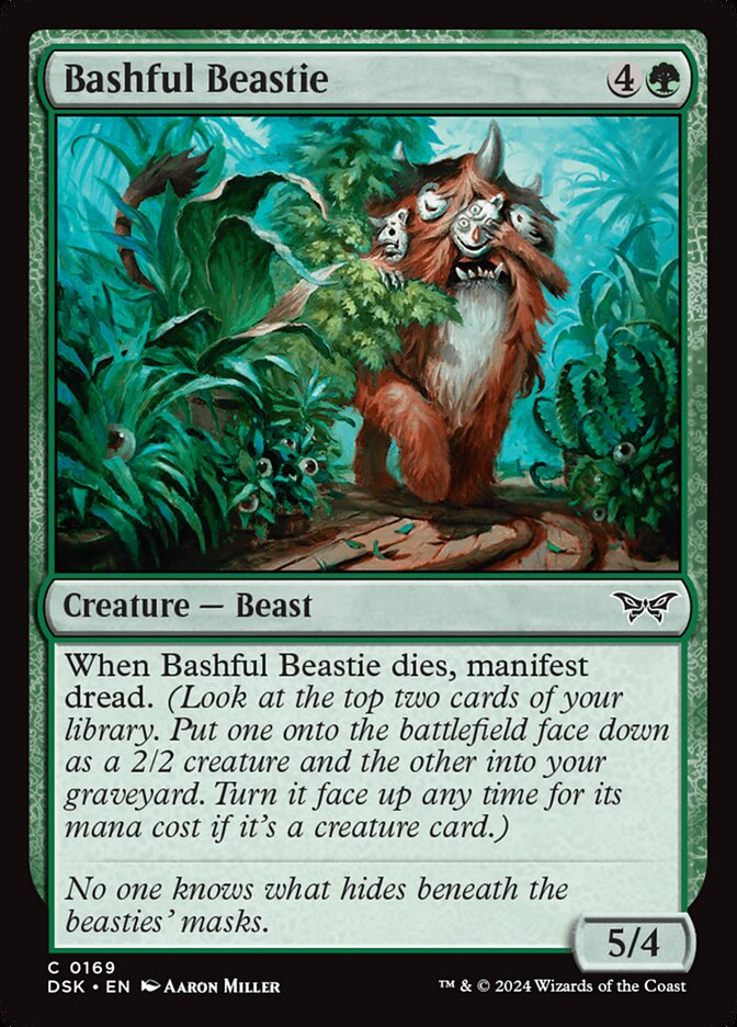 Card Scan of Bashful Beastie | DSK