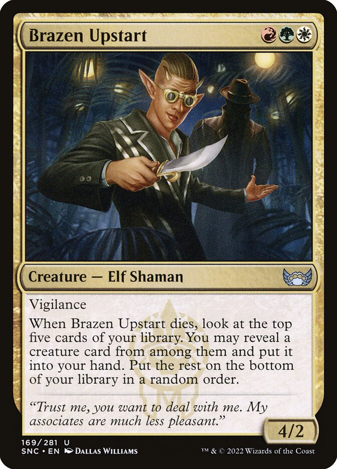 Brazen Upstart | SNC (Foil) - Card Scan