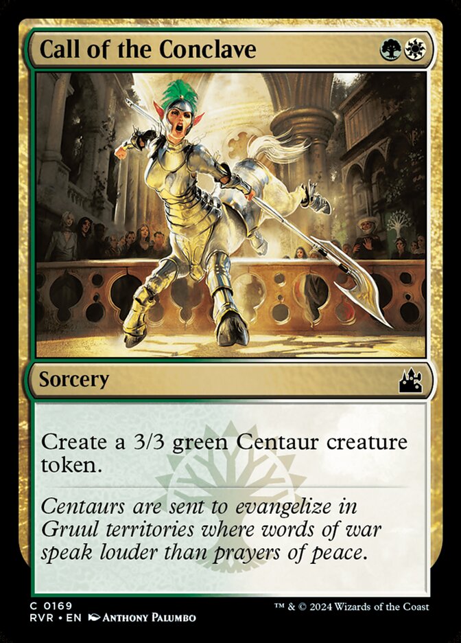 Card Scan of Call of the Conclave | RVR