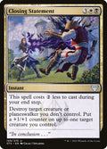 Card Scan of Closing Statement | STX